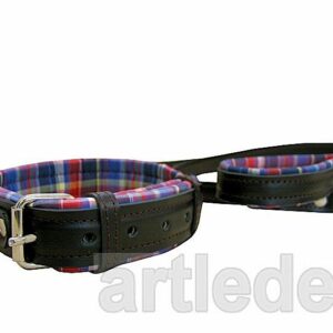 Obroża + smycz komplet ARTLEDER „HotDog-6”