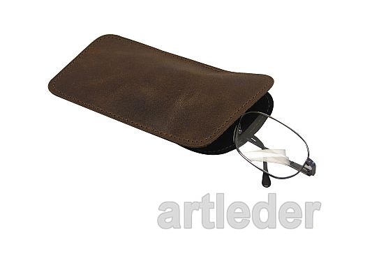 ETUI ARTLEDER - etui na okulary - "1 Brown" - obrazek 3