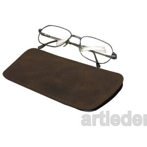 ETUI  ARTLEDER - etui na okulary - "1 Brown"