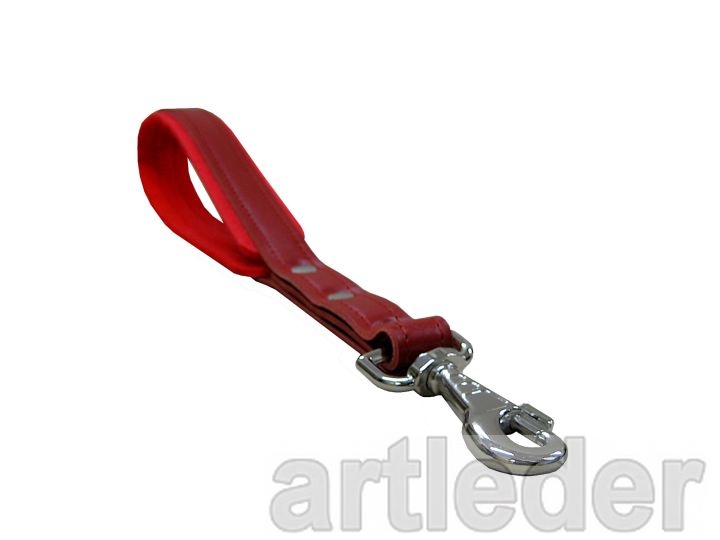 Pętla - Krótka smycz ARTLEDER „PET-1-RED”