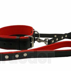 Obroża + smycz komplet ARTLEDER „HotDog-1”