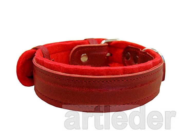 Obroża + smycz komplet ARTLEDER „HotDog-2” - obrazek 2