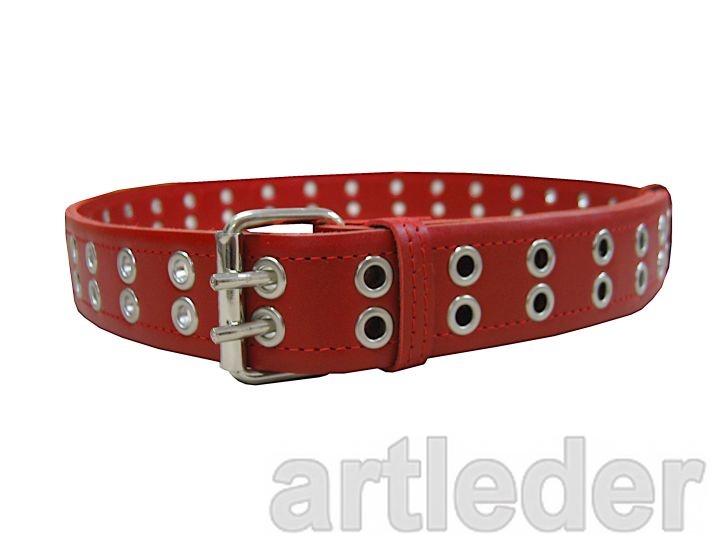 Pas do spodni ARTLEDER „Pas-19 RED”