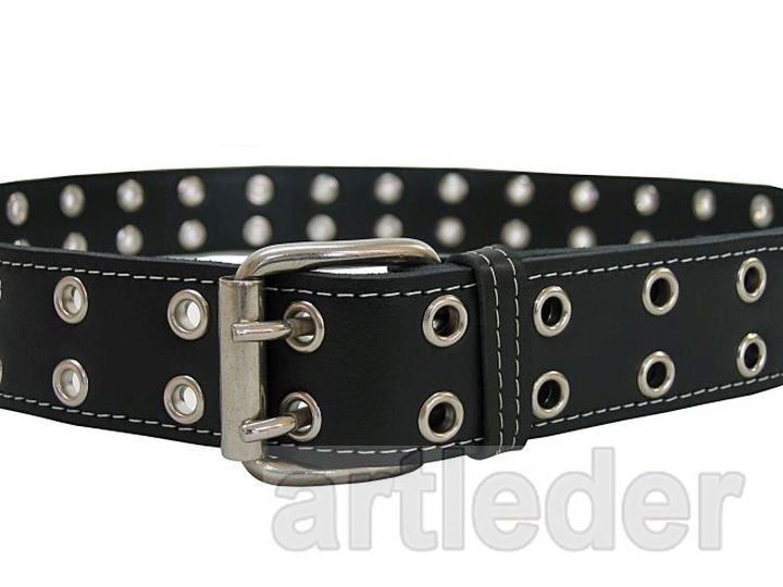 Pas z ćwiekami ARTLEDER „Pas-30” - obrazek 2