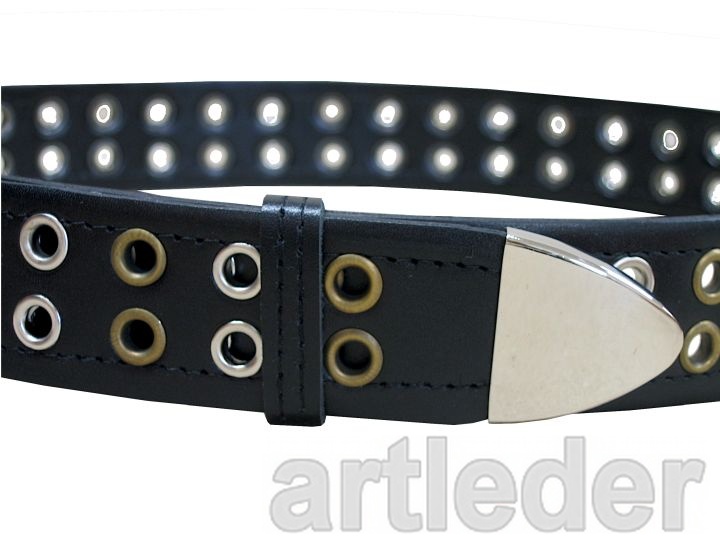 Pas z ćwiekami ARTLEDER „Pas-40” - obrazek 3