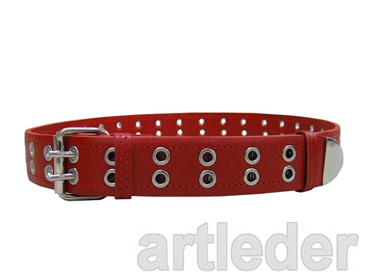 Pas do spodni ARTLEDER „Pas-19 RED” - obrazek 2